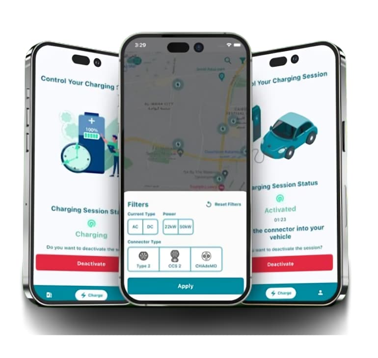 HNE Futures Charging Application for smart EV chargers